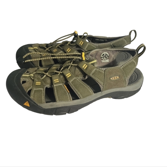 Keen Newport H2 Sandals Water Shoes Olive Green 14 - Picture 3 of 8